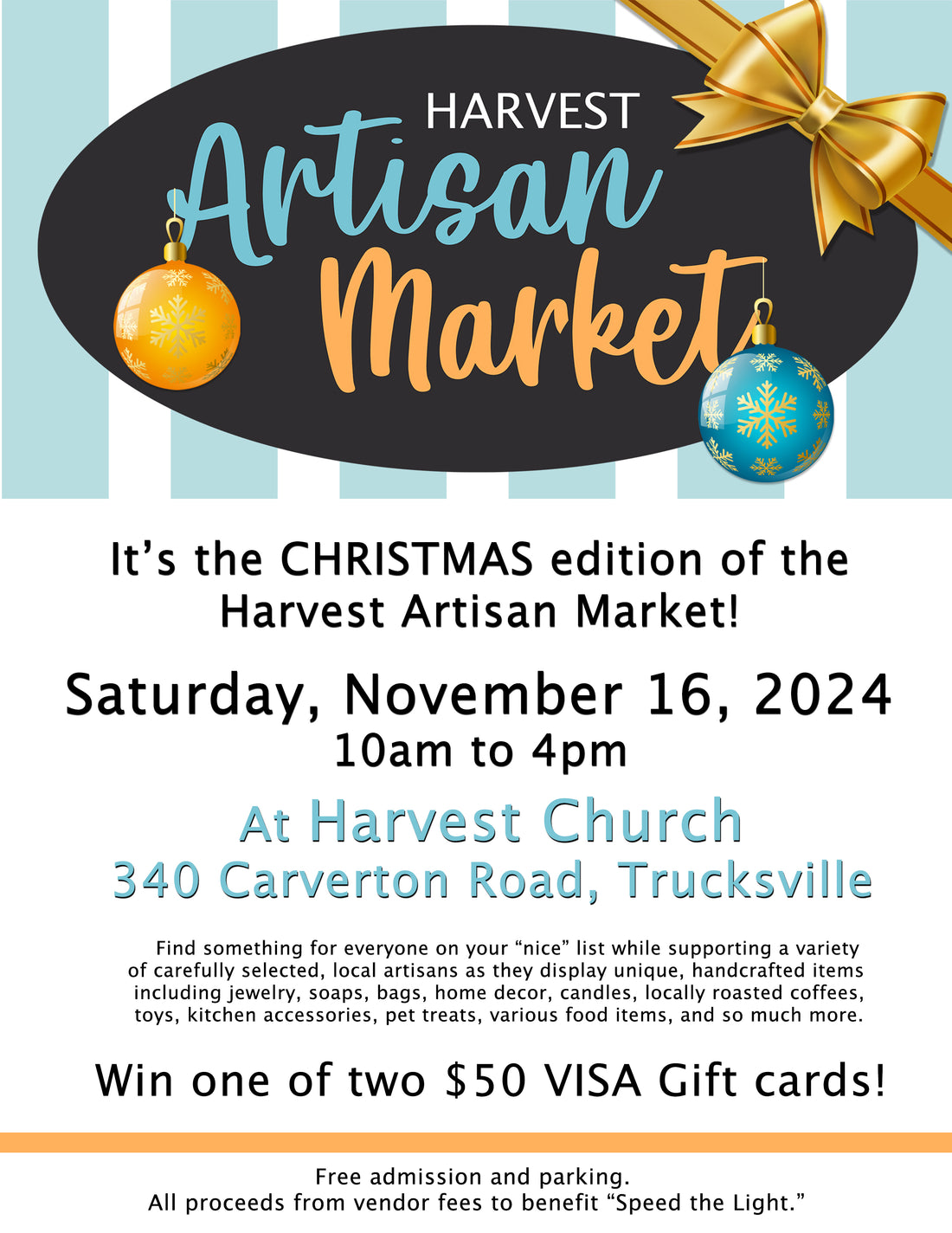 The BMHA Harvest Artisan Market