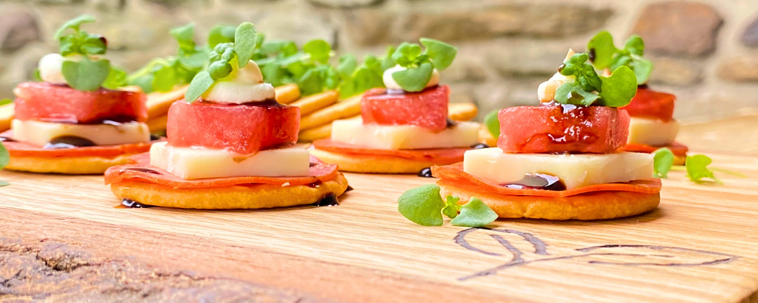 Basil Microgreen Hors d’Oeuvres: A Quick and Easy Italian-Inspired Snack Board Idea