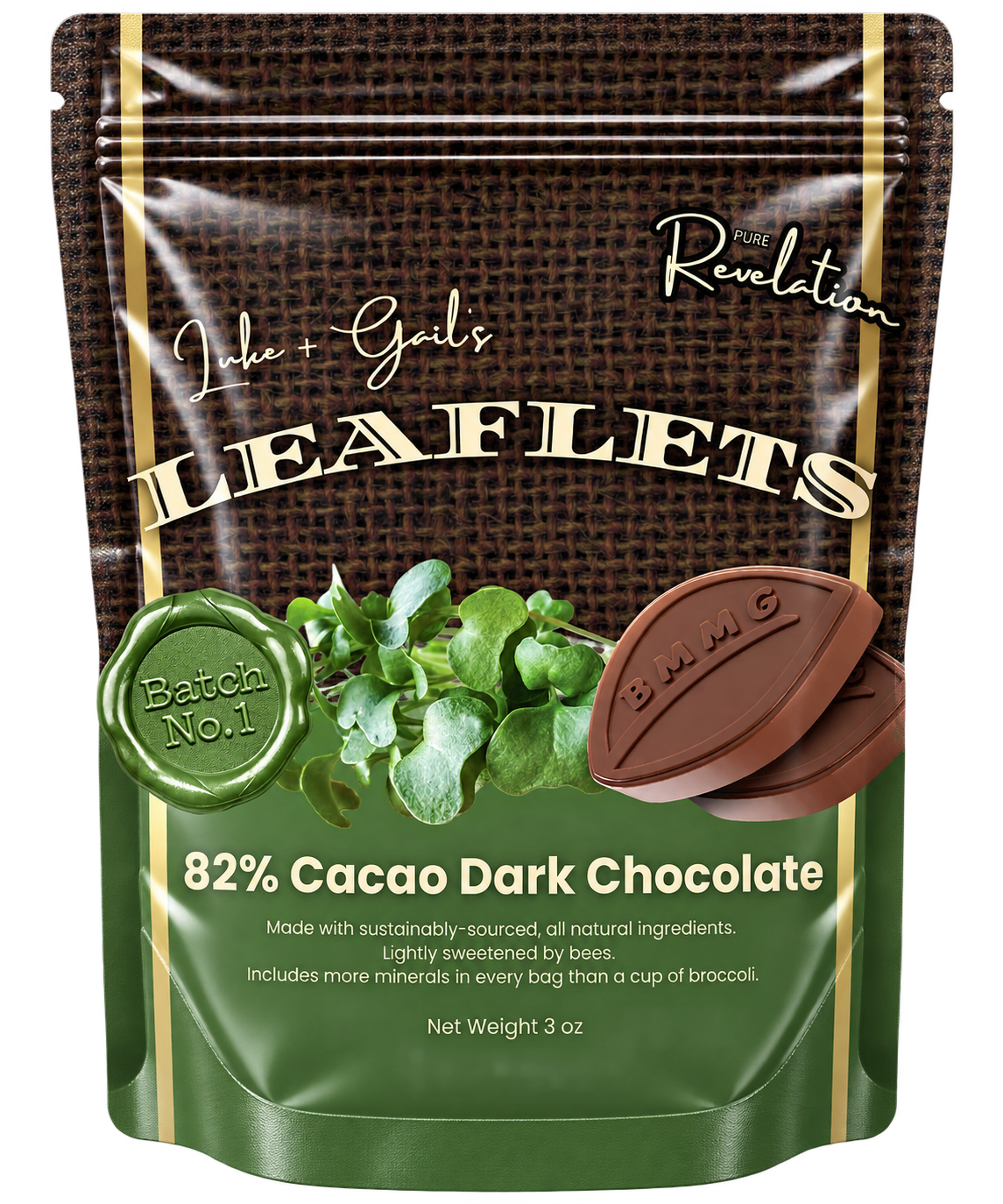 Batch No. 1: Dark Chocolate Leaflets