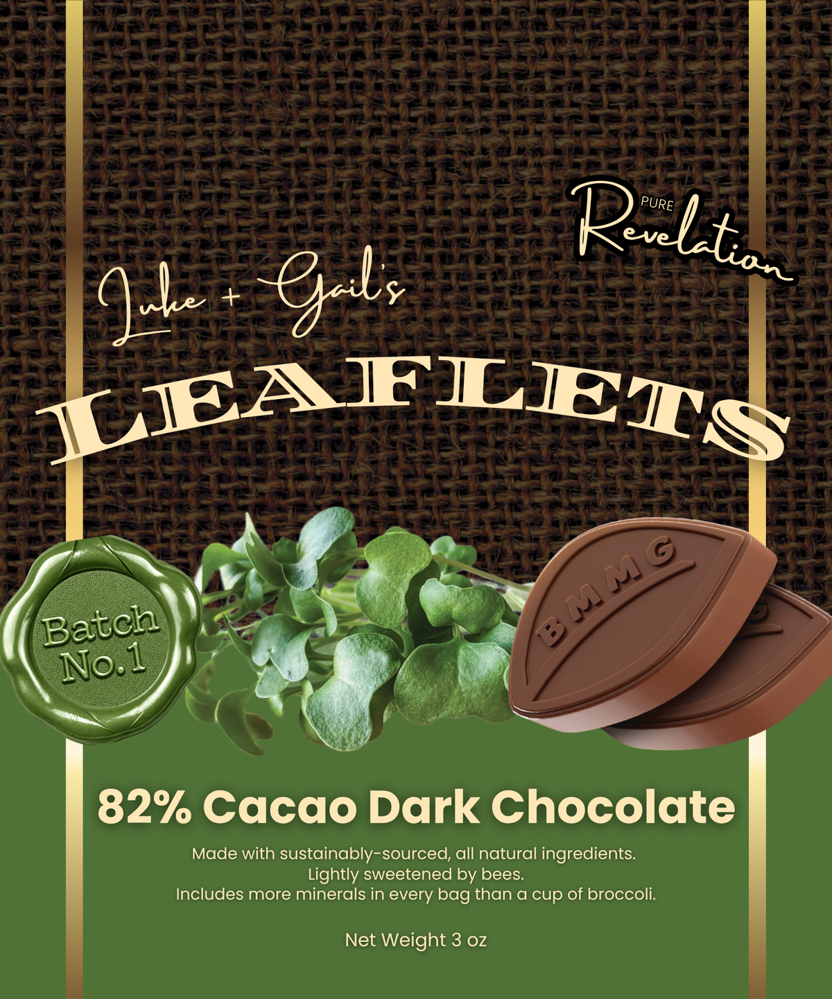 Batch No. 1: Dark Chocolate Leaflets