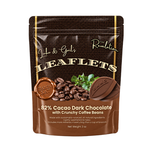 Batch No. 7: Dark Chocolate Leaflets with Crunchy Coffee Beans | Luke & Gail's
