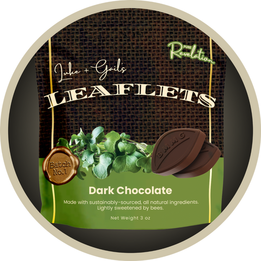 Batch No. 1: Dark Chocolate Leaflets